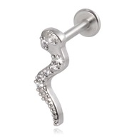 LABRET NÁUŠNICE HAD HELIX TITANIUM G23 1,2/8 LABRET NÁUŠNICE HAD HELIX TITANIUM G23 1,2/8