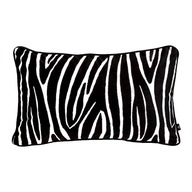 ZDARMA CHIC zamatová obliečka na vankúš 30x50 zebra ZDARMA CHIC zamatová obliečka na vankúš 30x50 zebra
