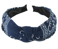 KNOT DO VLASOV BANDANA NÁMORNÍCKA MODRÁ KNOT DO VLASOV BANDANA NÁMORNÍCKA MODRÁ