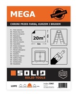 Pevná maliarska fólia MEGA Premium 4mx5m 1000g Pevná maliarska fólia MEGA Premium 4mx5m 1000g