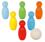 Goki Set 7 kusov Arkádová hra Bowling s farebnými hračkami Goki Set 7 kusov Arkádová hra Bowling s farebnými hračkami