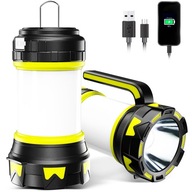 Kempingová baterka Searchlight nabíjateľná USB Powerbanka Kempingová baterka Searchlight nabíjateľná USB Powerbanka