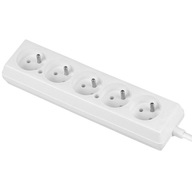 Jonex Predlžovací kábel 5x2P+Z 1,5m biely Jonex Predlžovací kábel 5x2P+Z 1,5m biely