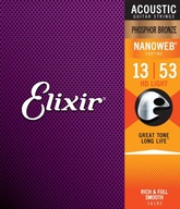 ELIXIR 16182 struny (13-53) Struny pre akustickú gitaru ELIXIR 16182 struny (13-53) Struny pre akustickú gitaru