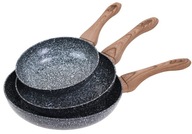 Sada panvíc 28, 24, 20 cm Nepriľnavý povlak INDUKCIA PLYNU Sada panvíc 28, 24, 20 cm Nepriľnavý povlak INDUKCIA PLYNU