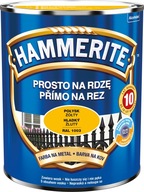 HAMMERITE FARBA NA KOV HRDZA 0,7L ŽLTÁ HAMMERITE FARBA NA KOV HRDZA 0,7L ŽLTÁ