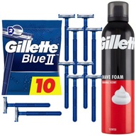 GILLETTE PENA NA HOLENIE 300ml ORIGINÁL + JEDNORÁZOVÉ ŽILIKY 10KS GILLETTE PENA NA HOLENIE 300ml ORIGINÁL + JEDNORÁZOVÉ ŽILIKY 10KS