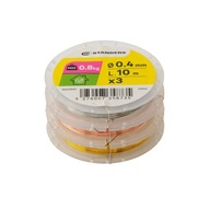 Súprava medeného mosadzného oceľového drôtu 0,4 mm x 10 m Súprava medeného mosadzného oceľového drôtu 0,4 mm x 10 m