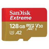 SD karta Sandisk microSDXC 128GB Extreme + adaptér