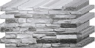 Dekoračné panely KAMIEŃ 3D PVC KAMEŇ GREY 10x Dekoračné panely KAMIEŃ 3D PVC KAMEŇ GREY 10x