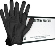 RUKAVICE BEZPÚDROVÉ NITRILOVÉ rukavice čierne XL