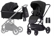 CARRELLO kočík 2v1 Alfa Midnight Black + adaptéry CARRELLO kočík 2v1 Alfa Midnight Black + adaptéry