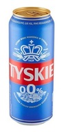 Tyskie pivo 0,0% plechovka 4 x 500 ml