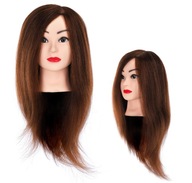 Kadernícka hlava Cvičná hlava MODEL Na česanie PRÍRODNÝCH VLASOV 45cm Kadernícka hlava Cvičná hlava MODEL Na česanie PRÍRODNÝCH VLASOV 45cm
