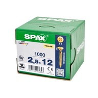 Univerzálne skrutky SPAX 2,5 x 12 1000 ks PZ1 Univerzálne skrutky SPAX 2,5 x 12 1000 ks PZ1