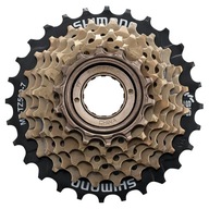 Voľnobežka Shimano MF-TZ50 7-rýchlostná 14-28T naskrutkovaná na náboj Voľnobežka Shimano MF-TZ50 7-rýchlostná 14-28T naskrutkovaná na náboj