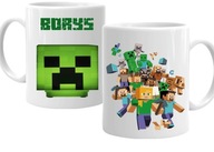 MINECRAFT hrnček + ZDARMA MENO + KARTÓN MINECRAFT hrnček + ZDARMA MENO + KARTÓN