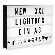 LIGHTBOX XXL - LED LAMPA SO HLÁSENIAMI