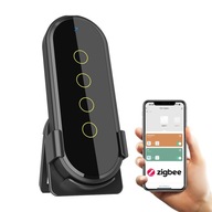 Dotykové diaľkové ovládanie TUYA ZigBee 4 kanály 12 čiernych scén Dotykové diaľkové ovládanie TUYA ZigBee 4 kanály 12 čiernych scén