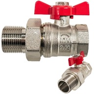 VENTIL GUĽOVÝ VENTIL 3/4'' PALCE DN20 S KARTOU A GLANETOM, SILNÝ MOTÝĽ VENTIL GUĽOVÝ VENTIL 3/4'' PALCE DN20 S KARTOU A GLANETOM, SILNÝ MOTÝĽ