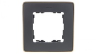 Simon Detail 82 Single frame Detail SELECT-kov GRAPHITE / zlatá základňa
