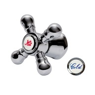 Gombík na kohútik, Retro Chrome - Sada 2 ks. Gombík na kohútik, Retro Chrome - Sada 2 ks.