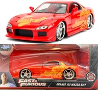 MAZDA RX-7 Orange JLS Fast & Furious JADA 1:24 MAZDA RX-7 Orange JLS Fast & Furious JADA 1:24