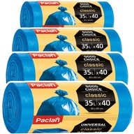CLASSIC Vrecia na odpadky 35L 160 ks PACLAN 4 rolky CLASSIC Vrecia na odpadky 35L 160 ks PACLAN 4 rolky