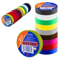 10 x VODEODOLNÁ izolačná páska Sada PVC káblov 19mm farebné STRONG 20m 10 x VODEODOLNÁ izolačná páska Sada PVC káblov 19mm farebné STRONG 20m