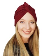 Turban Flora BM-018 Hotová šatka na hlavu, bordová Turban Flora BM-018 Hotová šatka na hlavu, bordová