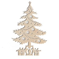 drevená čačky na vianočný stromček 134 Vianočný stromček 10cm