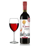 L'AMOURS CABERNET SAUVIGNON nealkoholické víno 0% červené polosladké L'AMOURS CABERNET SAUVIGNON nealkoholické víno 0% červené polosladké