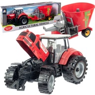 Veľký traktor s prívesom Traktor DRIVE Pohyblivé časti Veľký traktor s prívesom Traktor DRIVE Pohyblivé časti