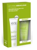 SVR Sebiaclear MAT+ PORES KRÉM sťahujúci póry 40ml + čistiaci gél 55ml SVR Sebiaclear MAT+ PORES KRÉM sťahujúci póry 40ml + čistiaci gél 55ml