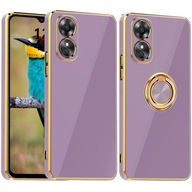 Púzdro GLAMOUR S OCHRANOU FOTOAPARÁTU + PRSTEŇ NA OPPO A38 4G + SKLO