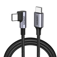 UGREEN KÁBLE UHLOVÝ KÁBEL USB C - USB C NABÍJANIE PRENOS DÁT 0,5M UGREEN KÁBLE UHLOVÝ KÁBEL USB C - USB C NABÍJANIE PRENOS DÁT 0,5M