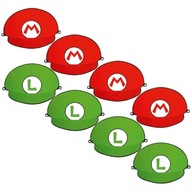 SUPER MARIO Luigiho narodeninové papierové čiapky