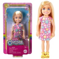 BARBIE CLUB CHELSEA BÁBIKA BÁBIKA BLOND VLÁSKY KVETOVÉ ŠATY 13 CM BARBIE CLUB CHELSEA BÁBIKA BÁBIKA BLOND VLÁSKY KVETOVÉ ŠATY 13 CM