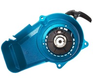 Modrý hliníkový kryt motora pre moped Pocket Bike