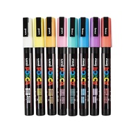 Uni Posca fixky s farbou SET 8 ks. PASTELY