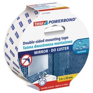 TESA POWER BOND MONTÁŽNA PÁSKA NA ZRKADLÁ 5mX38mm TESA POWER BOND MONTÁŽNA PÁSKA NA ZRKADLÁ 5mX38mm