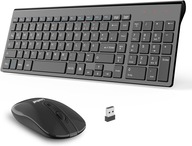 Sada tenkej klávesnice a myši LeadsaiL (QWERTZ, nemecké rozloženie) Sada tenkej klávesnice a myši LeadsaiL (QWERTZ, nemecké rozloženie)