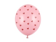 Balónik so srdiečkami Valentín narodeniny 30 cm 50 kusov