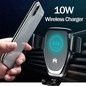 Bezdrôtový automatický držiak Qi v bielom štýle s výkonom 10 W Bezdrôtový automatický držiak Qi v bielom štýle s výkonom 10 W