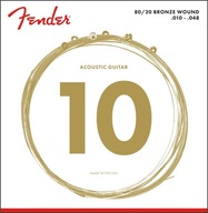 Struny pre akustickú gitaru Fender 70XL 10-48 Struny pre akustickú gitaru Fender 70XL 10-48