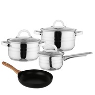 Indukčné hrnce Sada hrncov, nepriľnavá panvica Altom Design 7 ks Indukčné hrnce Sada hrncov, nepriľnavá panvica Altom Design 7 ks
