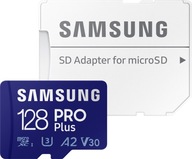 Pamäťová karta SAMSUNG PRO+ 128GB micro SD 160MB/s