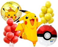 Narodeninové balóniky Pikachu Pokémon - Súprava balónov Pokémon Narodeninové balóniky Pikachu Pokémon - Súprava balónov Pokémon