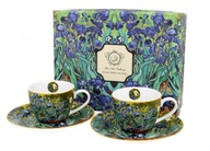 2 šálky podšálky na espresso Obraz Gogh Irises 2 šálky podšálky na espresso Obraz Gogh Irises
