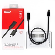 Unitek USB-C predlžovací kábel 10Gbps 4K, PD 100W 1,5m Unitek USB-C predlžovací kábel 10Gbps 4K, PD 100W 1,5m